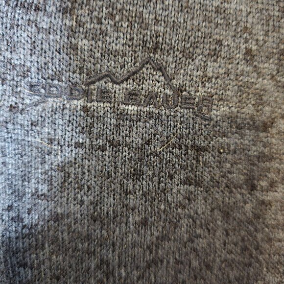 Eddie Bauer 1/4 Zip Pullover‎ Fleece Jacket Size Small Men's Blue Long Sleeves - Picture 5 of 6